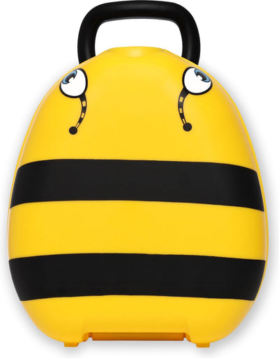 My carry potty jippie's my carry potty - bee - práctico orinal de viaje para aprender a ir al baño - apto para niños, resistente al agua y con cerradura - ideal para viajes