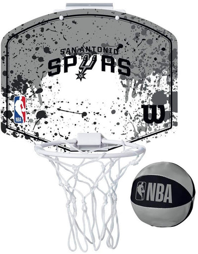 Wilson nba team mini hoop team san antonio spurs voor sport fanzone