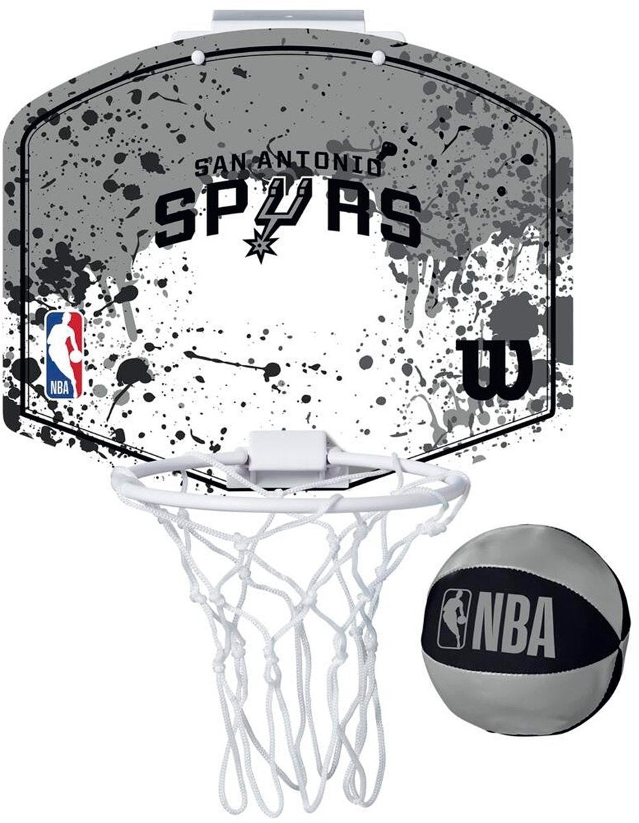 Wilson NBA Team Mini Hoop Team San Antonio Spurs per la fanzone sportiva
