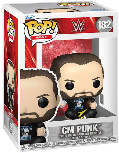 Funko, wwe pop! figura in vinile cm punk 9 cm pop! figura