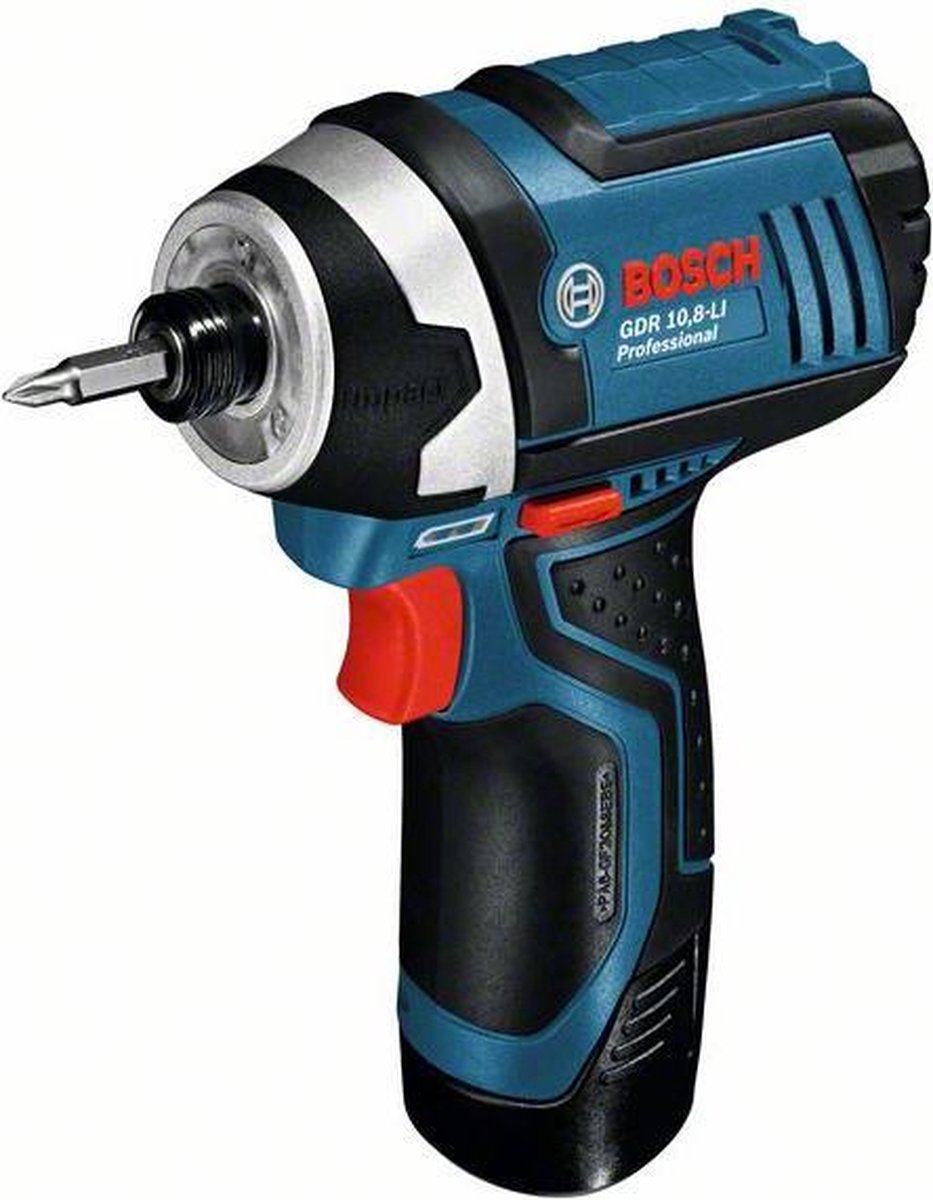 Destornillador bosch professional gdr 12v-105 - con 2x baterías de 12v (2,0 ah) y cargador - en l-boxx