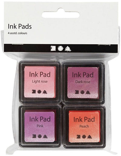 Creative Company Stamp Ink Tones rosa, 4st.