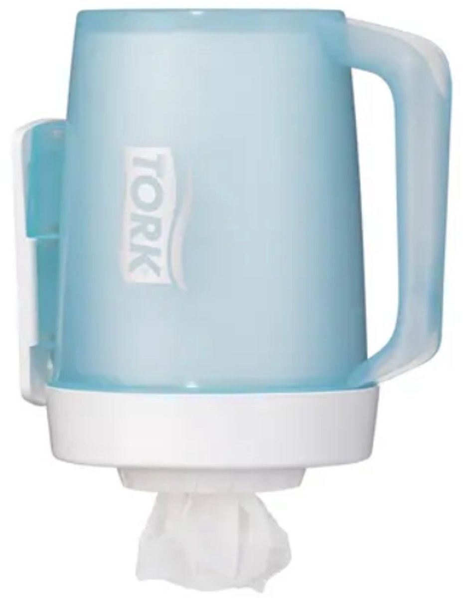 Tork 658001 dispenser mobile per rotoli di pulizia Starter Pack ad estrazione centrale (7322540614817)