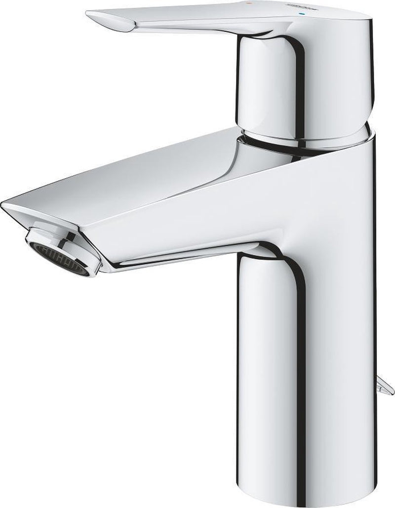 Rubinetto lavabo Grohe start - risparmio idrico - comprensivo di piletta con catenella - cromo