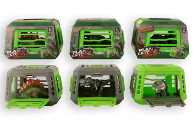 Dinosauro per bambini in gabbia 13 cm