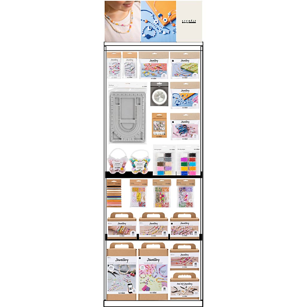 Https: www.cchobby.nl vloerdisplay-ongemonteerd-category-sieraden-kinderen-h-1580-mm-l-600-mm-b-400-mm-106-eenh-1-stuk