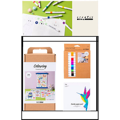 Piccolo espositore da banco Creative Company, categoria, colori, bambini, 36 unità. 1 pezzo