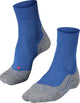 Falke ru4 calcetines para correr de material funcional de algodón anti-ampollas hombres azul - talla 39-41
