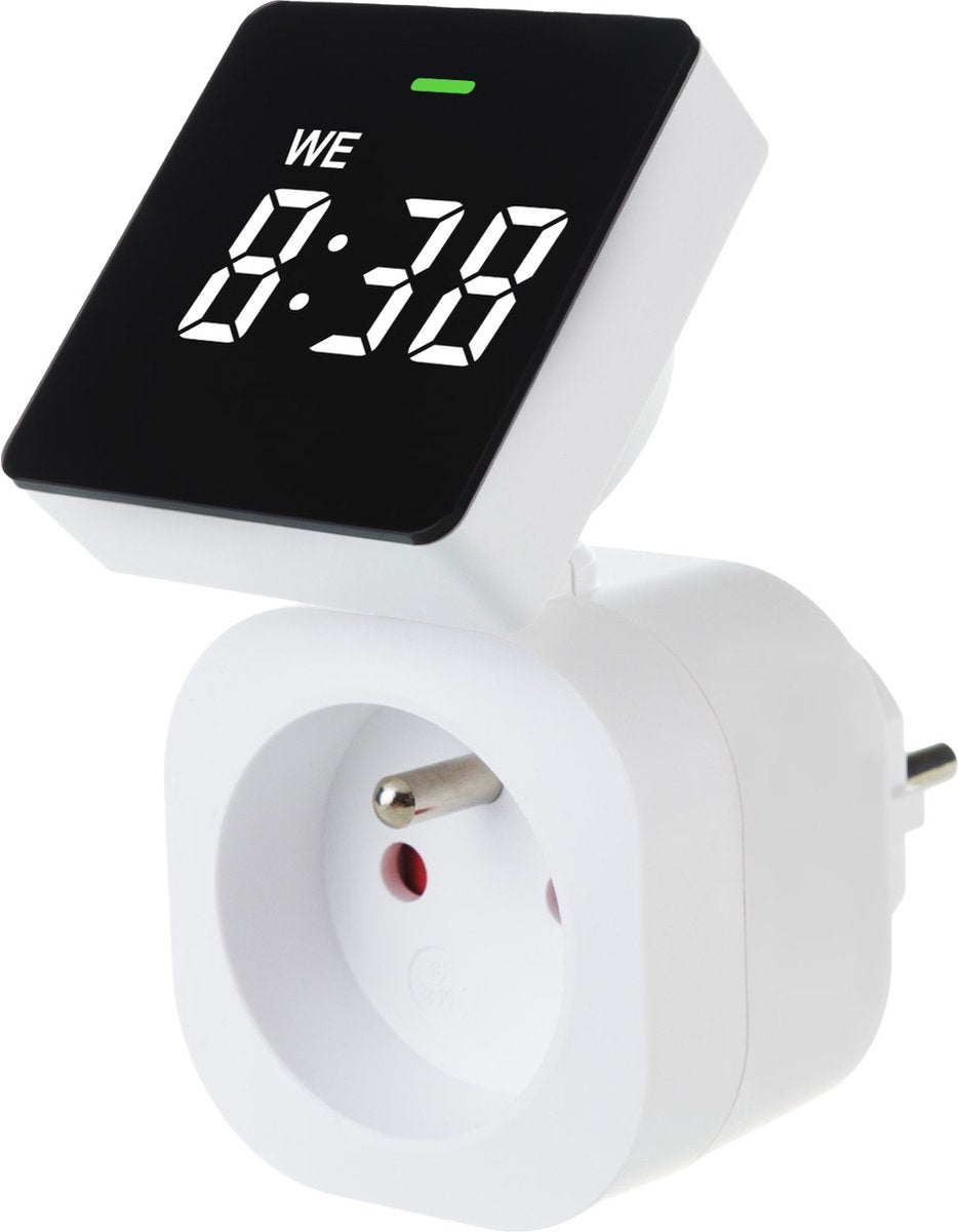 Greenblue gb610 e - timer digitale - timer digitale - timer timer con schermo - timer - max. caricare 16a - ip20 - 8 programmi