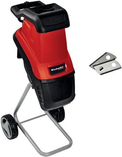Picadora eléctrica Einhell GC-KS 2540 - 2500 W - máx. espesor de la rama: ø40 mm - 2 cuchillas reversibles de acero especial - incl. práctico bastón de empuje