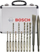 Serie Bosch SDS-plus - maletín de herramientas - 11 piezas - maletín de aluminio - acero de alta calidad