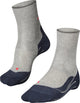 Falke ru4 calcetines para correr de material funcional de algodón anti-ampollas hombres gris - talla 39-41