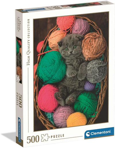 Ty Clementoni cute kitten - puzzle 500 pieces adults - jigsaw puzzle HQC high quality collection from 10 years