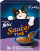 Salsa Felix time con sabor a pollo - pollo salmón - 4 x 6x40g