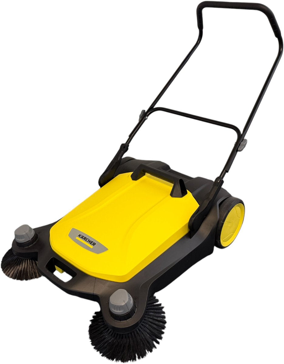 Spazzatrice manuale Kärcher s 6 twin - larghezza di lavoro 86 cm - serbatoio 38 litri - spazzola laterale 2 pezzi