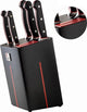 Richardson Sheffield - set di coltelli veloci - incluso ceppo portacoltelli - 5 pezzi - con affilatore integrato