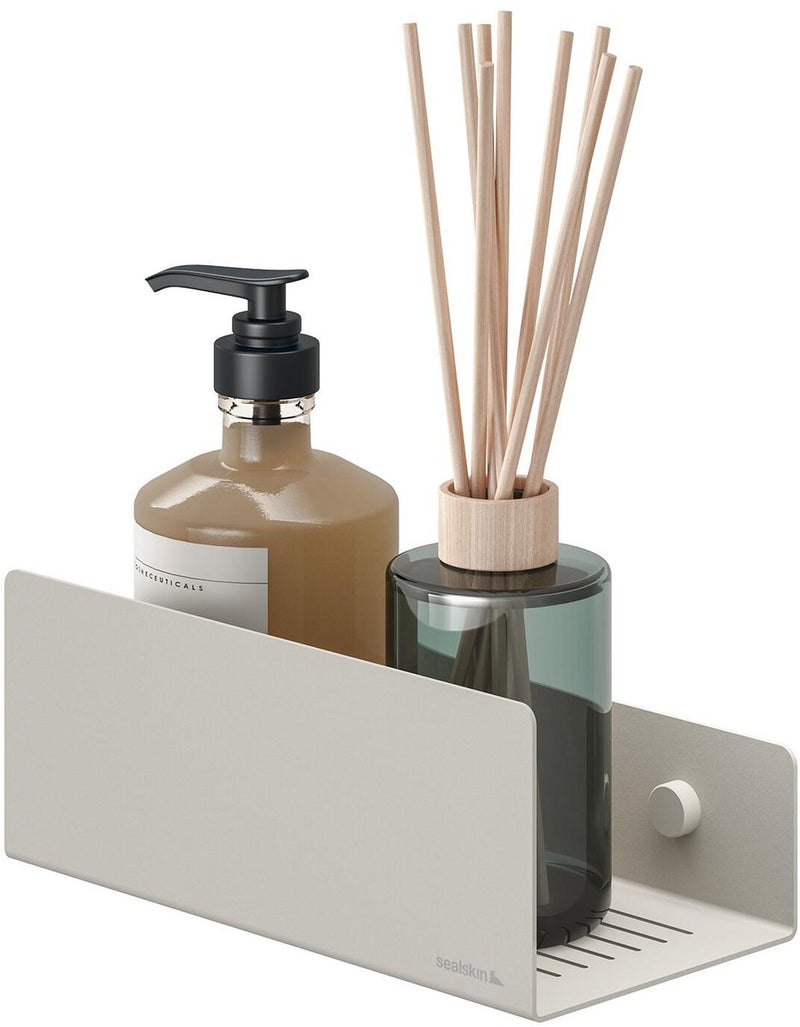 Sealskin brix - piatto doccia - supporto da parete 20 cm - greige - beige - 20 x 10 x 8 cm
