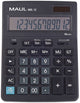 Maul bureaurekenmachine mxl 12 lcd-scherm 1-regelig, 12 cijfers solar batterij 20.5 x 15.5 x 3.5 cm zwart