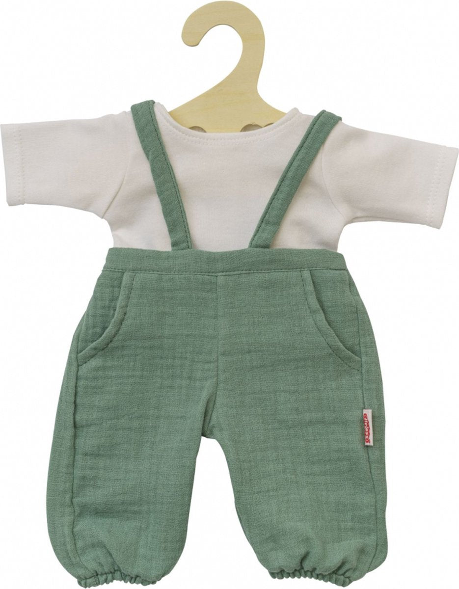 Bambole Heless Dungarees Green, 28-35 cm