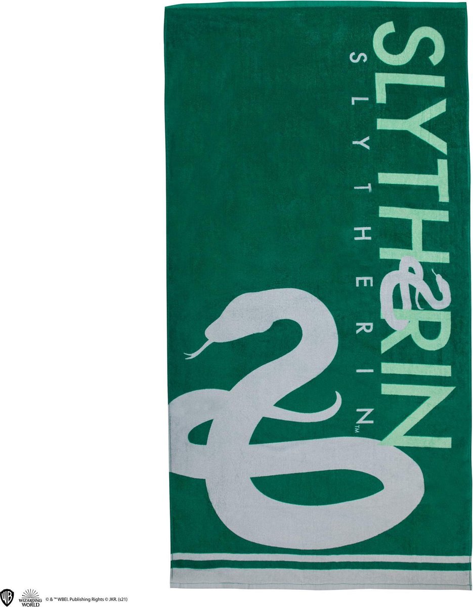 Asciugamano da bagno Cinereplicas Harry Potter Serpeverde 140 x 70 cm verde