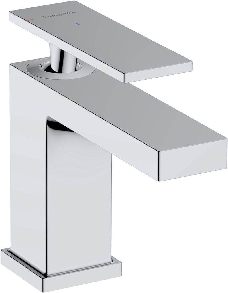 Hansgrohe tecturis e - rubinetto per lavabo - funzionamento monocomando - cool start a risparmio energetico - con piletta - dimensione 80 mm - cromato