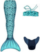 Coda da sirena Kuaki - set turchese - m - 14 anni