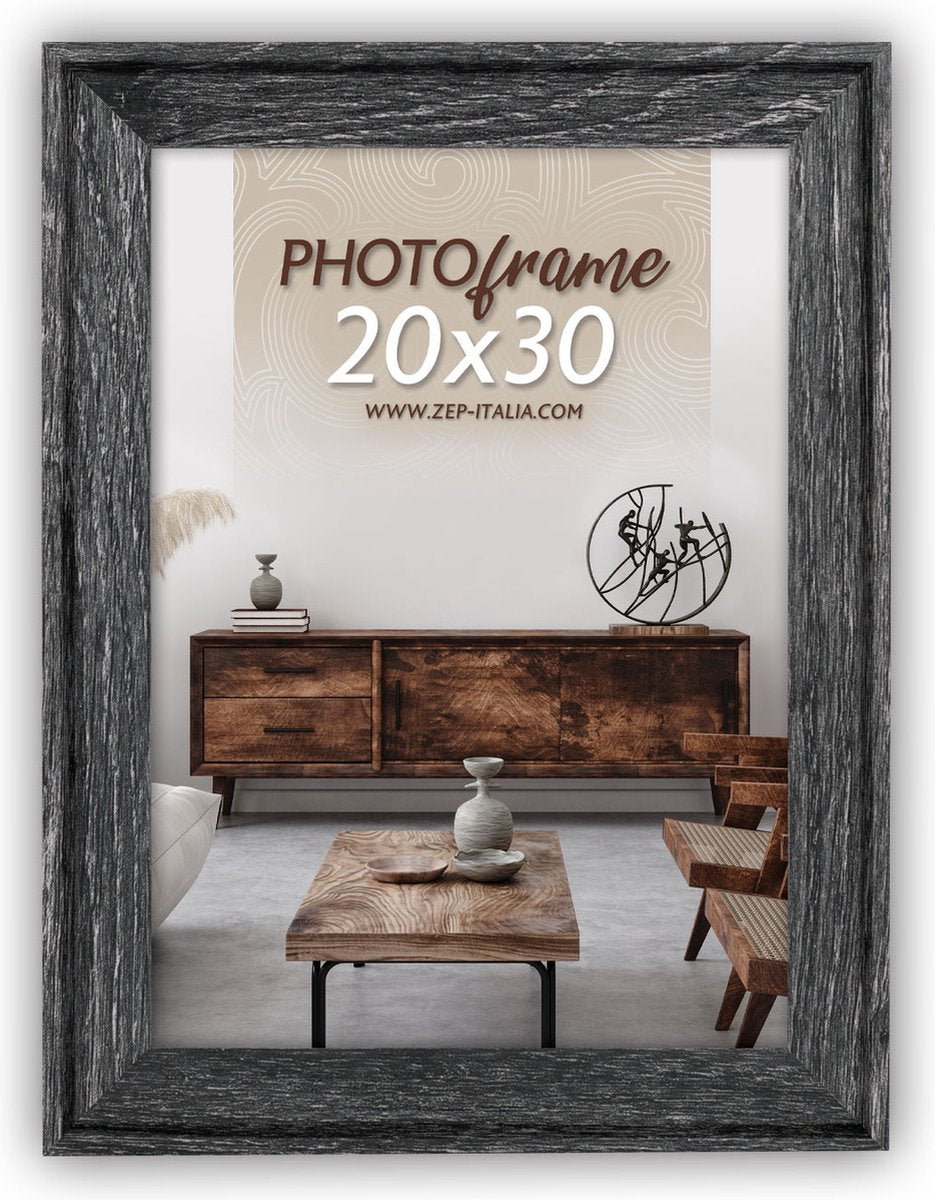 Frame di foto Zep RT268L Torino Black 15x20 cm