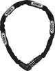 Bloqueo de la cadena de números de abus 5805C 75 Negro - 4 mm - 75 cm