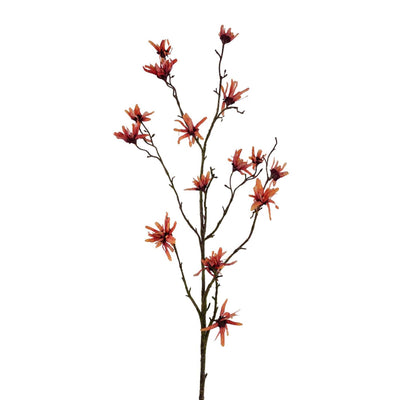 Colección Roberts flor artificial hamamelis naranja 120cm