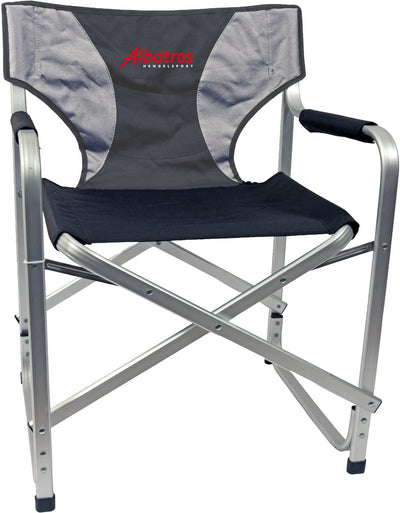 Albatros - deck chair aluminum - fishing chair - director's chair - 600d polyester cloth - aluminum - foldable