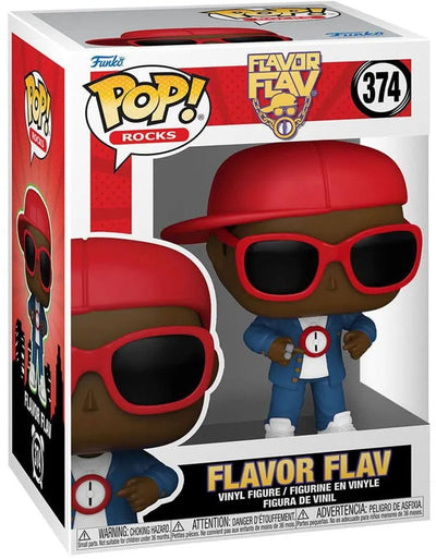 Funko flavor flav flavor flav rocks! vinyl figur 374 pop! multicolored