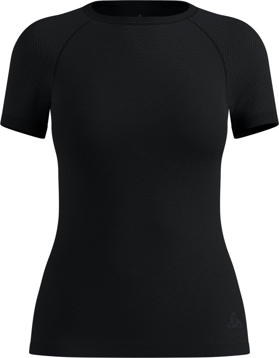 Odlo performance x-light base layer met korte mouwen - vrouwen - zwart - xs