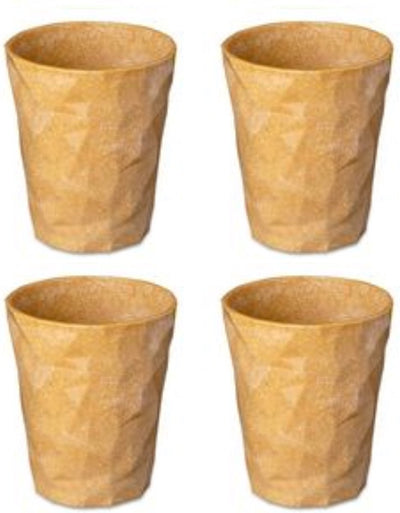 Bicchiere Koziol, 0,25 l, set da 4, biologico, fibre di legno - | club 2.0