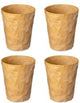 Bicchiere Koziol, 0,25 l, set da 4, biologico, fibre di legno - | club 2.0