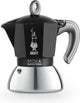 Bialetti moka induction percolator 2 kops zwart – espresso maker – inductie geschikt – aluminium rvs
