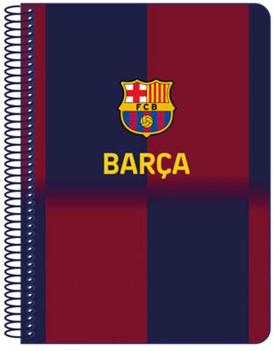 F.c. cuaderno barcelona azul granate a5 80 hojas