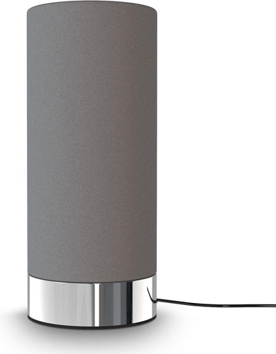 B.k.licht - classic table lamp - dimmable - touch - gray bedside lamp - E14 fitting - h.:24.5cm