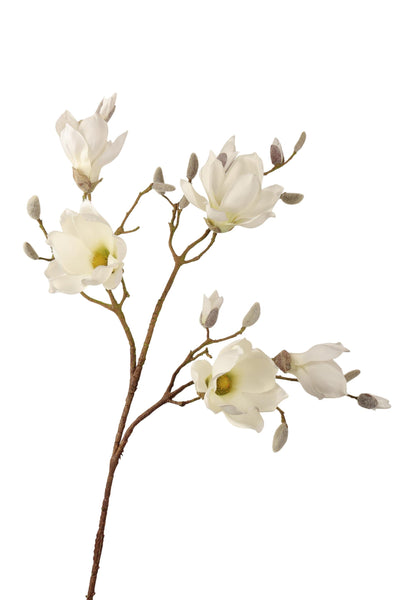 Roberts collection rama artificial magnolia crema 96cm