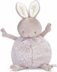 Bunnies by the bay roly-poly konijn - knuffeldier - knuffel voor kinderen - geborduurde details - 13 cm - lila