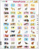 Larsen ouders en baby’s – puzzel – dieren – jonge dieren – educatieve legpuzzel voor kinderen – 40 stukjes – gemaakt in noorwegen – extra dikke 2,5 mm stukjes – tray met vaste rand