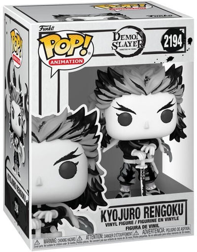 Funko demon slayer kyojuro rengoku (pop! animación) figura de vinilo 2194 pop unisex! - neutro - estándar