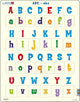 Lettere maiuscole e minuscole Larsen - puzzle - imparare a leggere - lettere - puzzle educativo per bambini - 26 pezzi - prodotto in Norvegia - pezzi extra spessi 2,5 mm - vassoio con bordo fisso