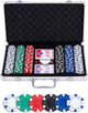 Poker set in silver case - 300 chips