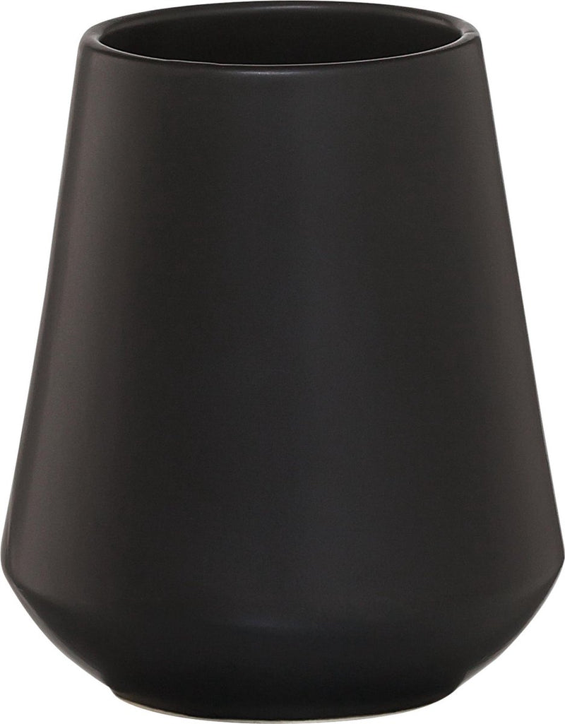 Sealskin cónico - vaso para cepillo de dientes independiente - negro