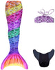 Kuaki coda da sirena - set arcobaleno - m - 14 anni
