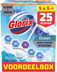 Glorix - blocchi WC - oceano - 25 pezzi - confezione risparmio
