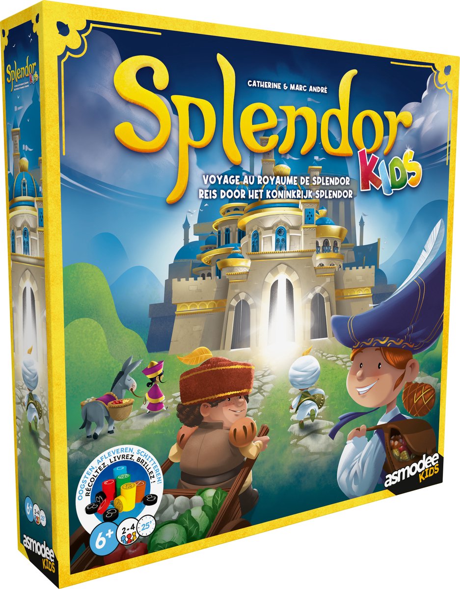 Asmodee board game splendor kids - strategic children's game adventure.