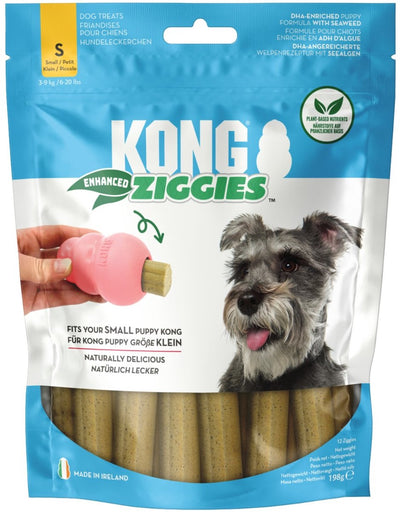Kong Ziggies Puppy - snack per cani - al naturale 198 g 12 pezzi s
