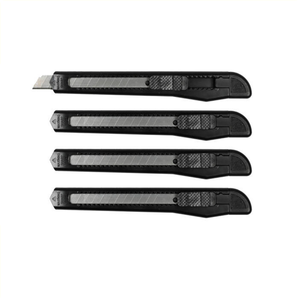 Knives Break -Off Set 9 mm, 4 piezas