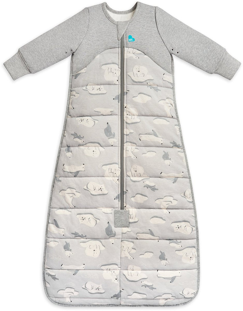 Love to dream ™ saco de dormir™ - saco de dormir y edredón en 1 - 6-18 meses - 3,5 tog (por debajo de 16°c) - gris